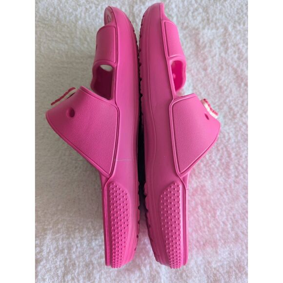Crocs Classic Sandal (206761) Fuchsia Fun Unisex Men’s Sz 11 Women’s Sz  13 - Picture 2 of 8